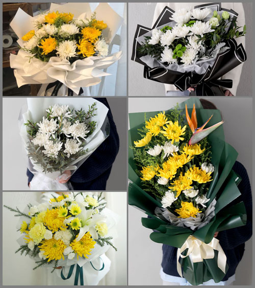 安徽淮南市潘集区平圩镇刘余村白事花束代送